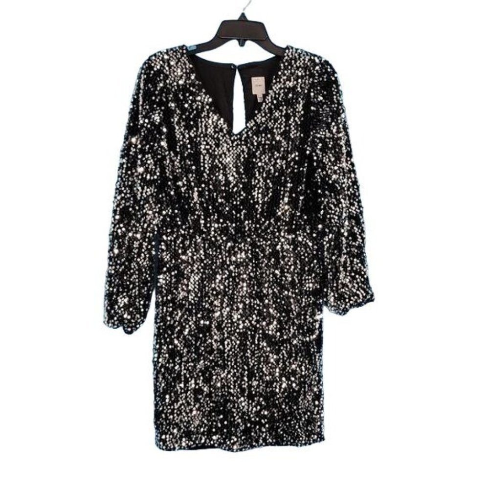 ICHI-Anthropologie Sequins Mini Dress Size M